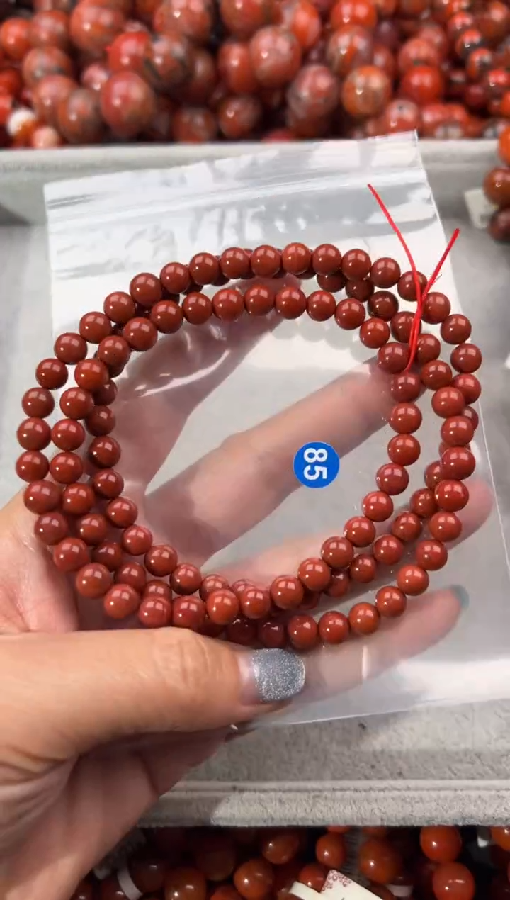 未镶嵌手串南红玛瑙6+