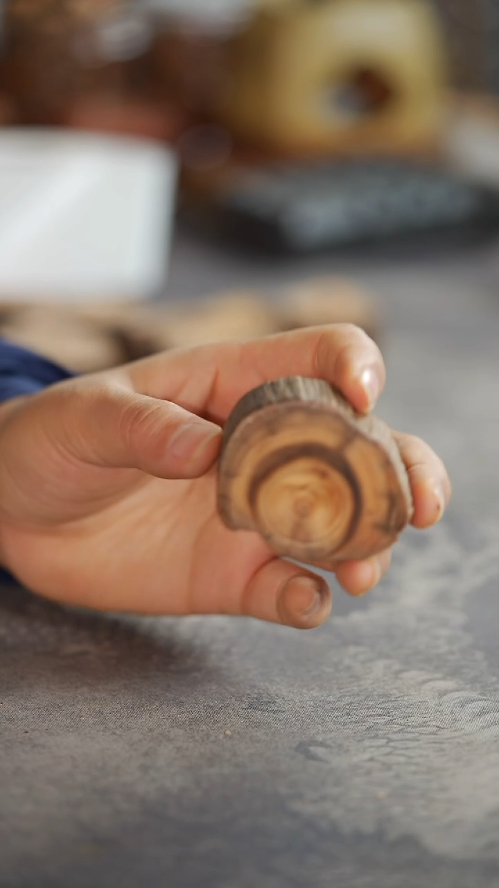 柏木（崖柏）淳化黑油吊坠595