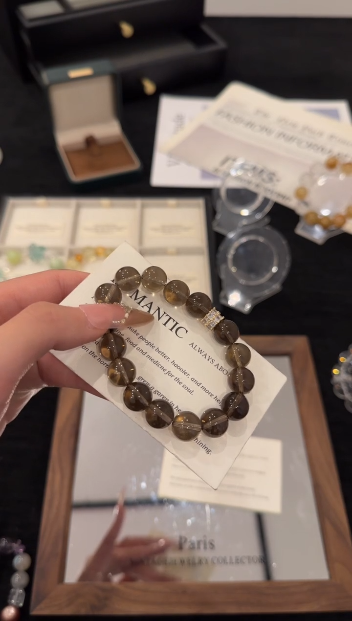 合金手链水晶茶水晶x3267