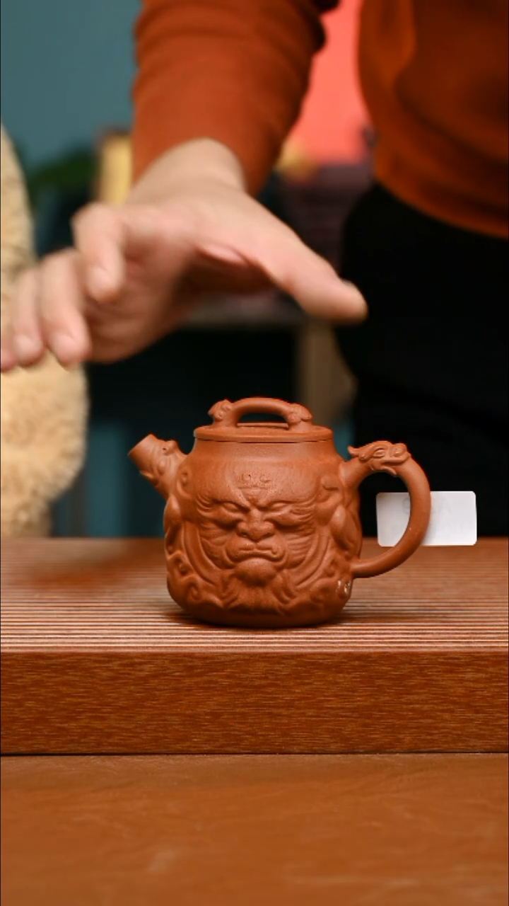 茶壶紫砂精工半手悟空259