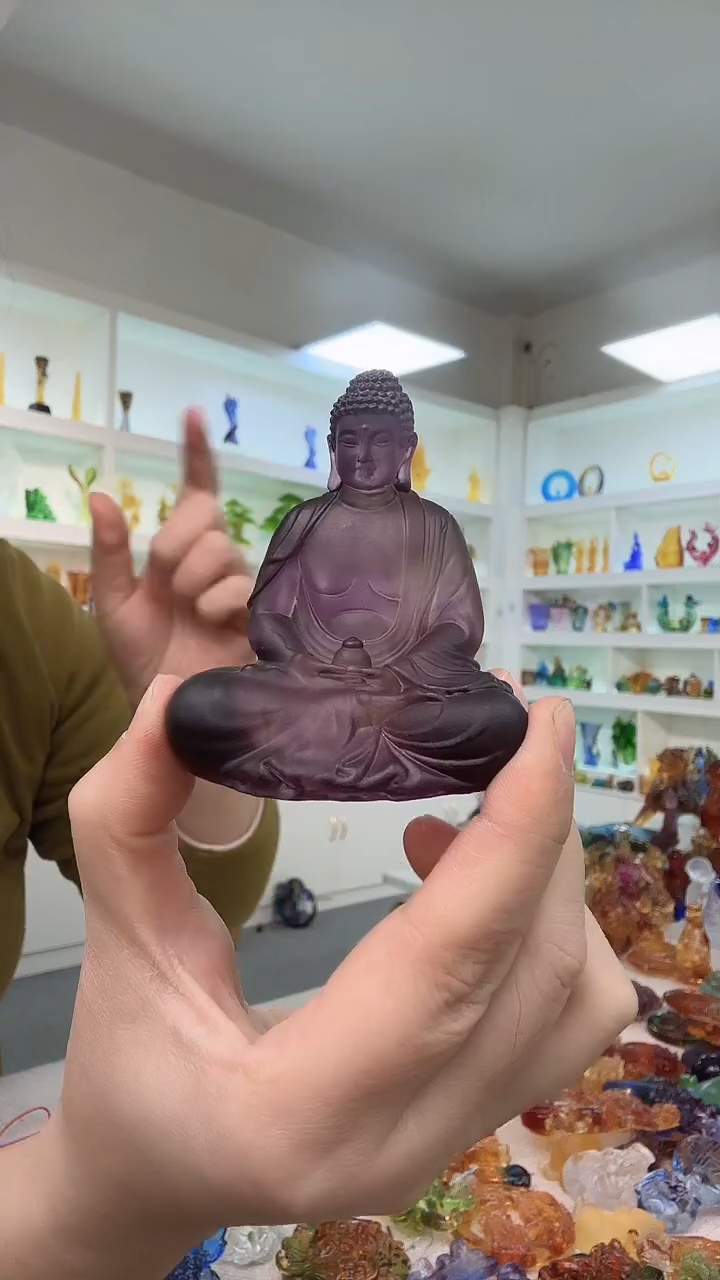 手工艺品琉璃佛像