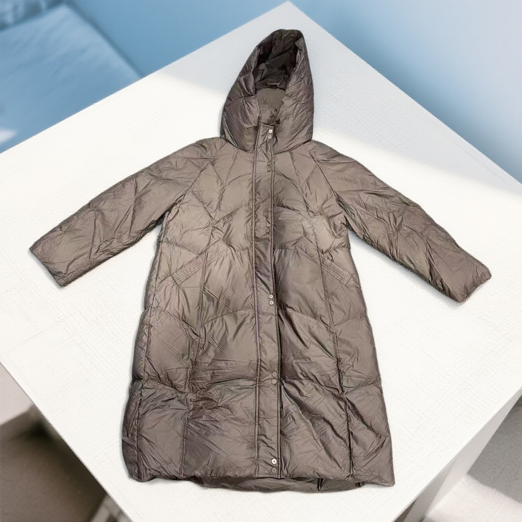 雅-女式长款连帽服-804