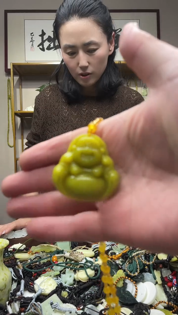 未镶嵌岫玉吊坠多样性发货拍一发一