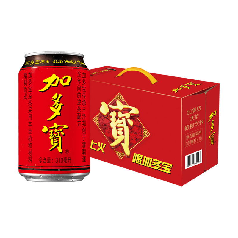 旺物甄选---加多宝凉茶一箱310ml/16瓶
