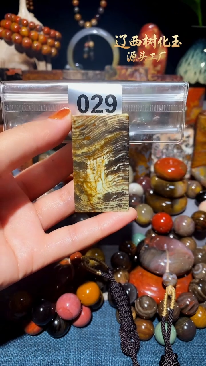 未镶嵌-硅化玉天然北票硅化玉吊坠