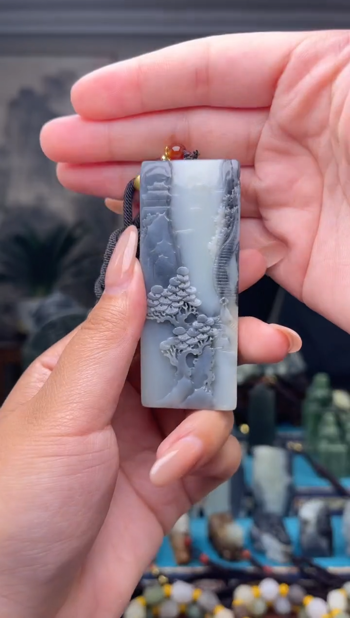 未镶嵌和田玉挂件1