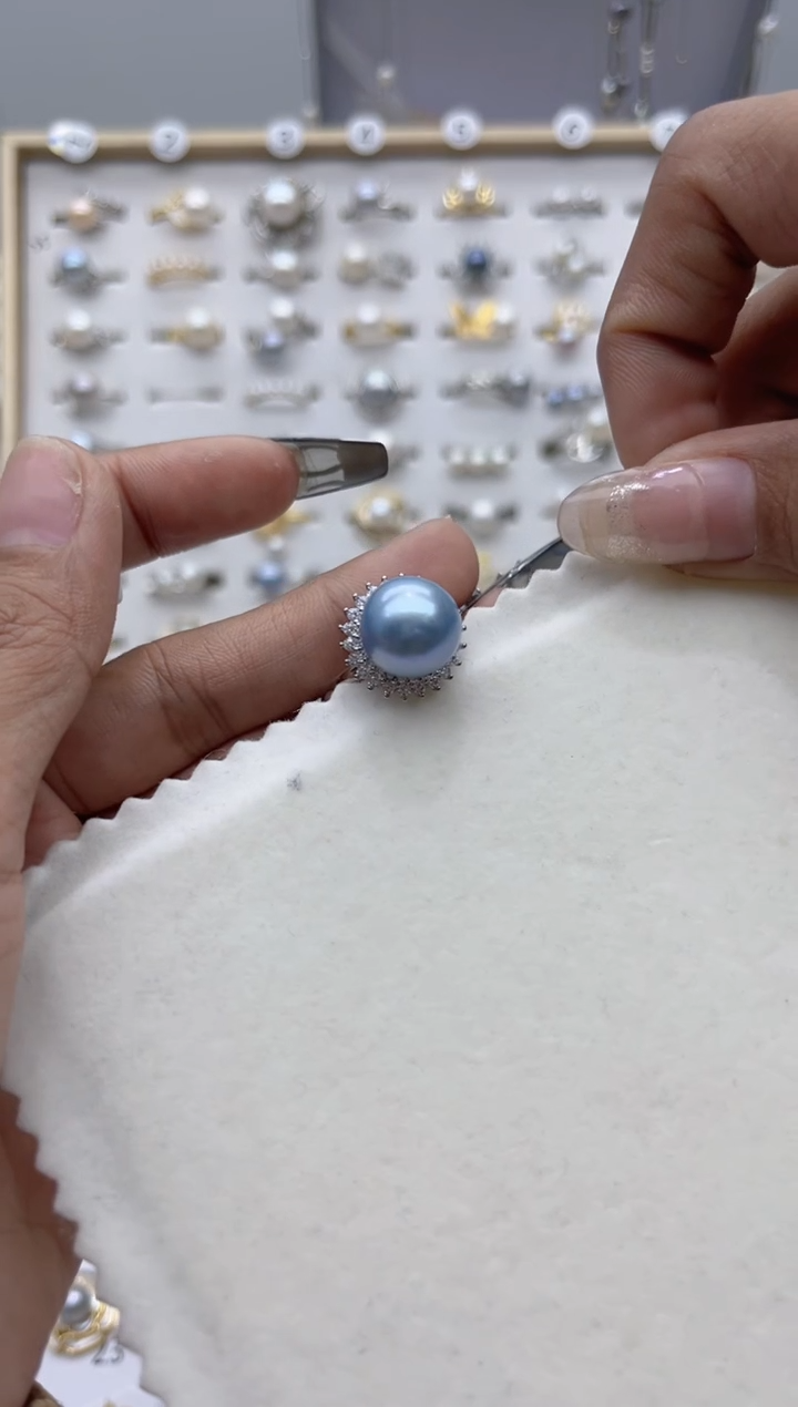 【闪购商品】淡水珍珠戒指合金0.0