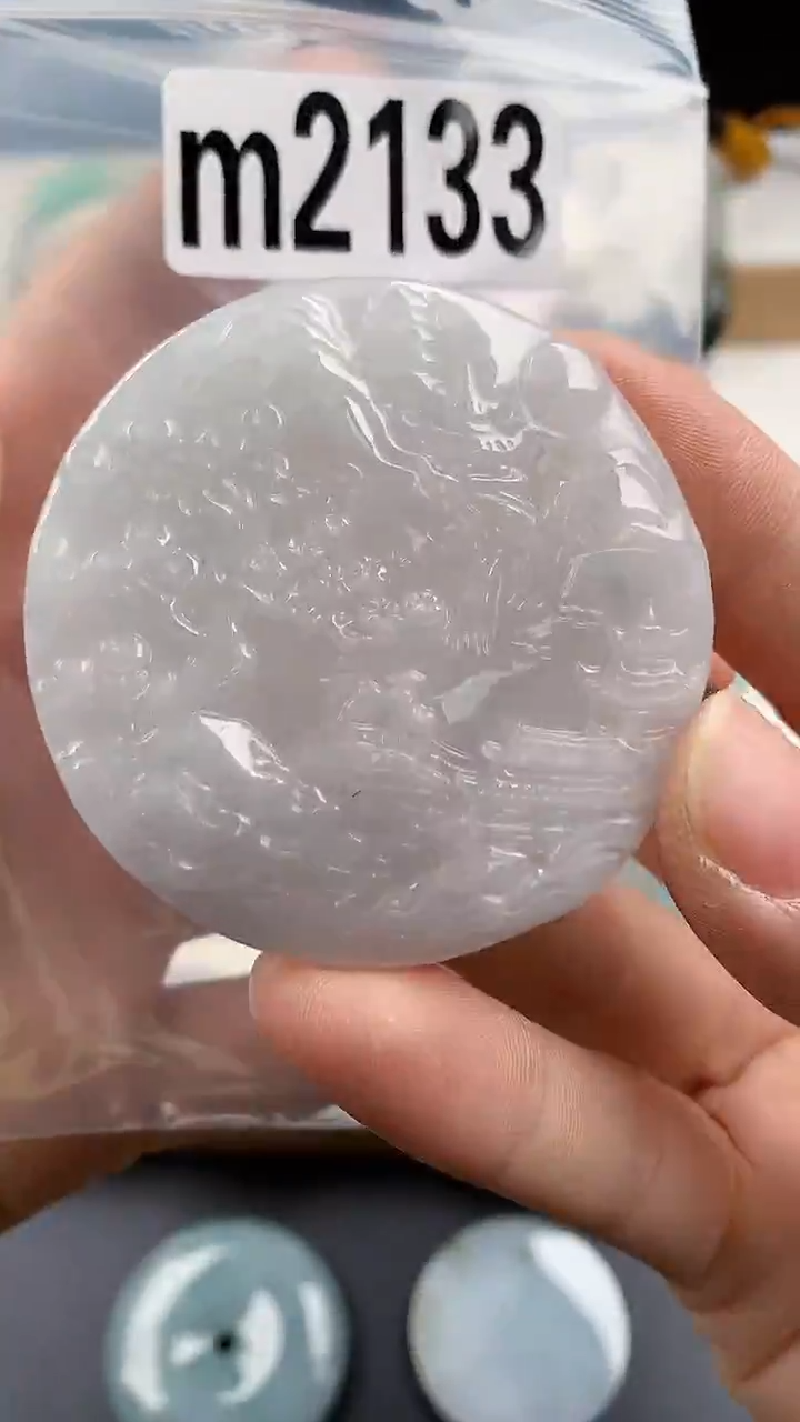 颈饰未镶嵌翡翠天然翡翠吊坠挂件