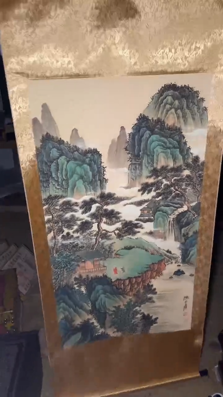 香榧木摆件---------（墨序甄选）一幅中堂