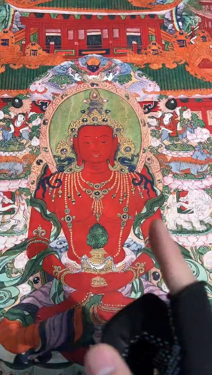 卷轴画路路的唐卡tk160