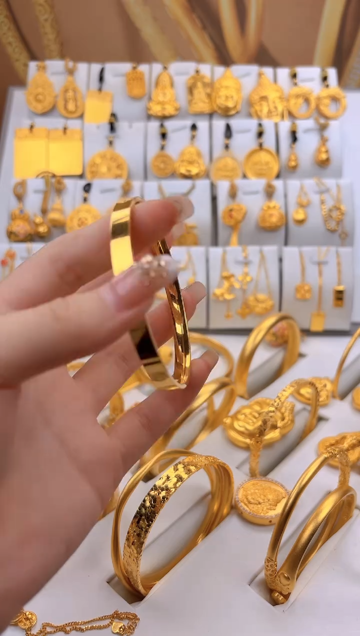 无足银一字手镯  总重21g外2g 56圈口