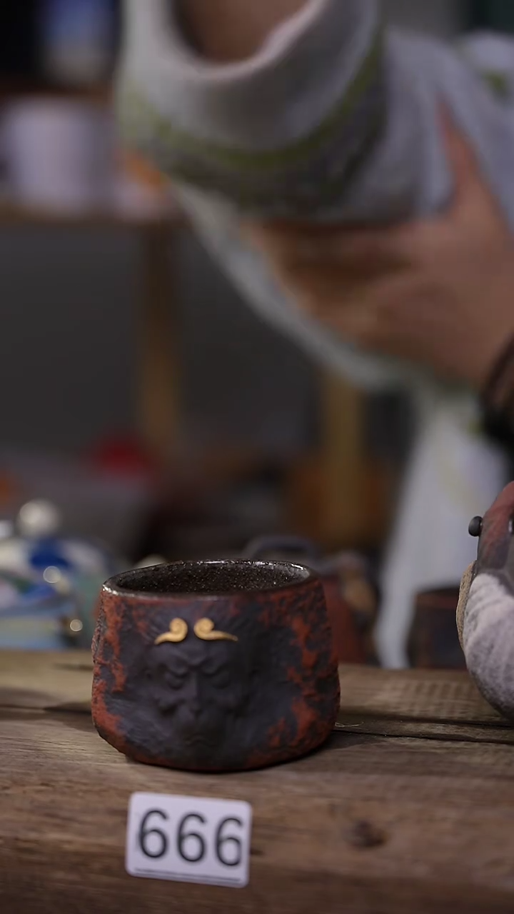 【闪购商品】瓷片设计师款 广州美术学院 陈启振 大圣杯