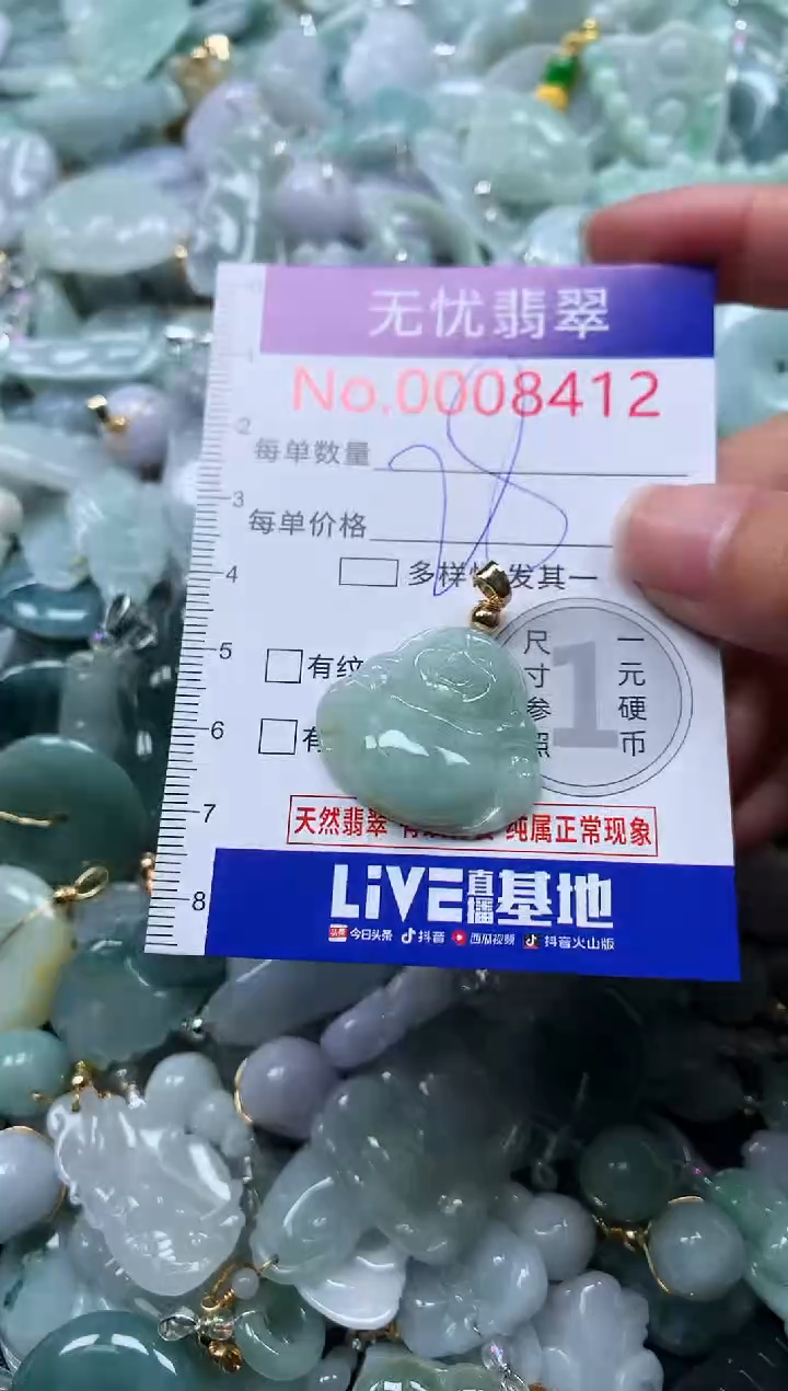 颈饰未镶嵌翡翠8412