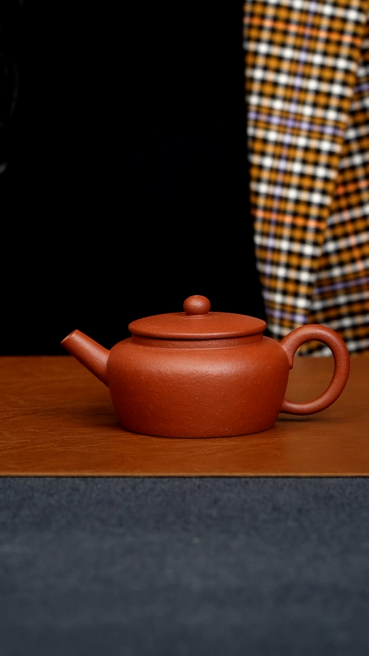 【闪购商品】紫砂茶壶桑扁原矿零添加小煤窑朱泥170毫升