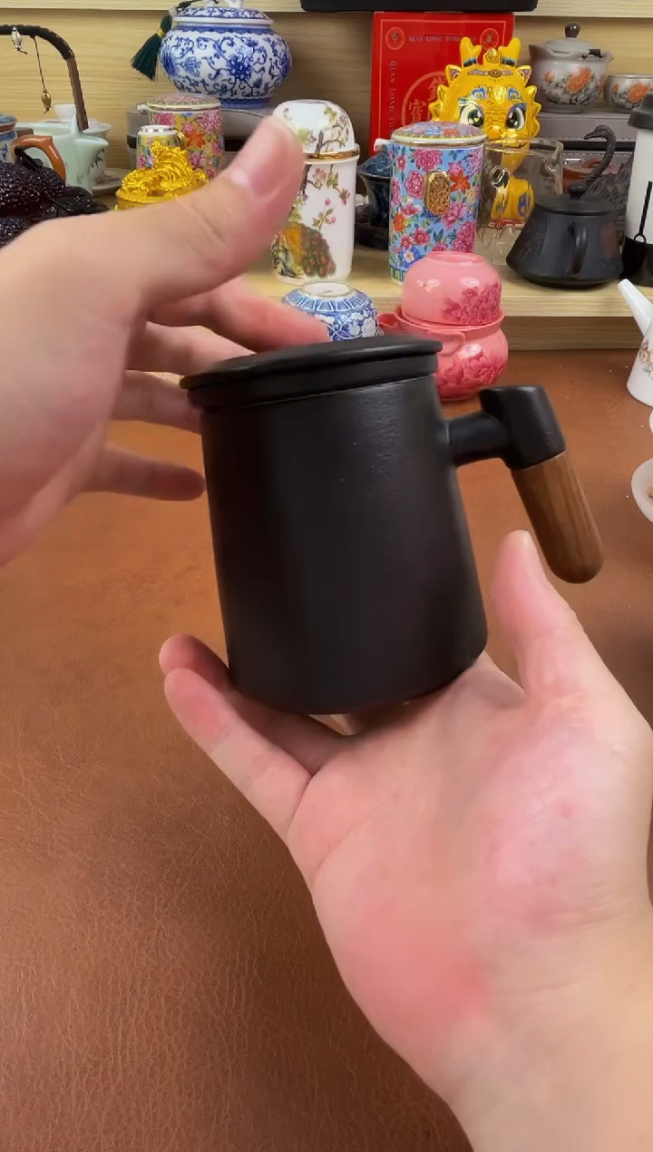 陶瓷茶具摆件旅行套组