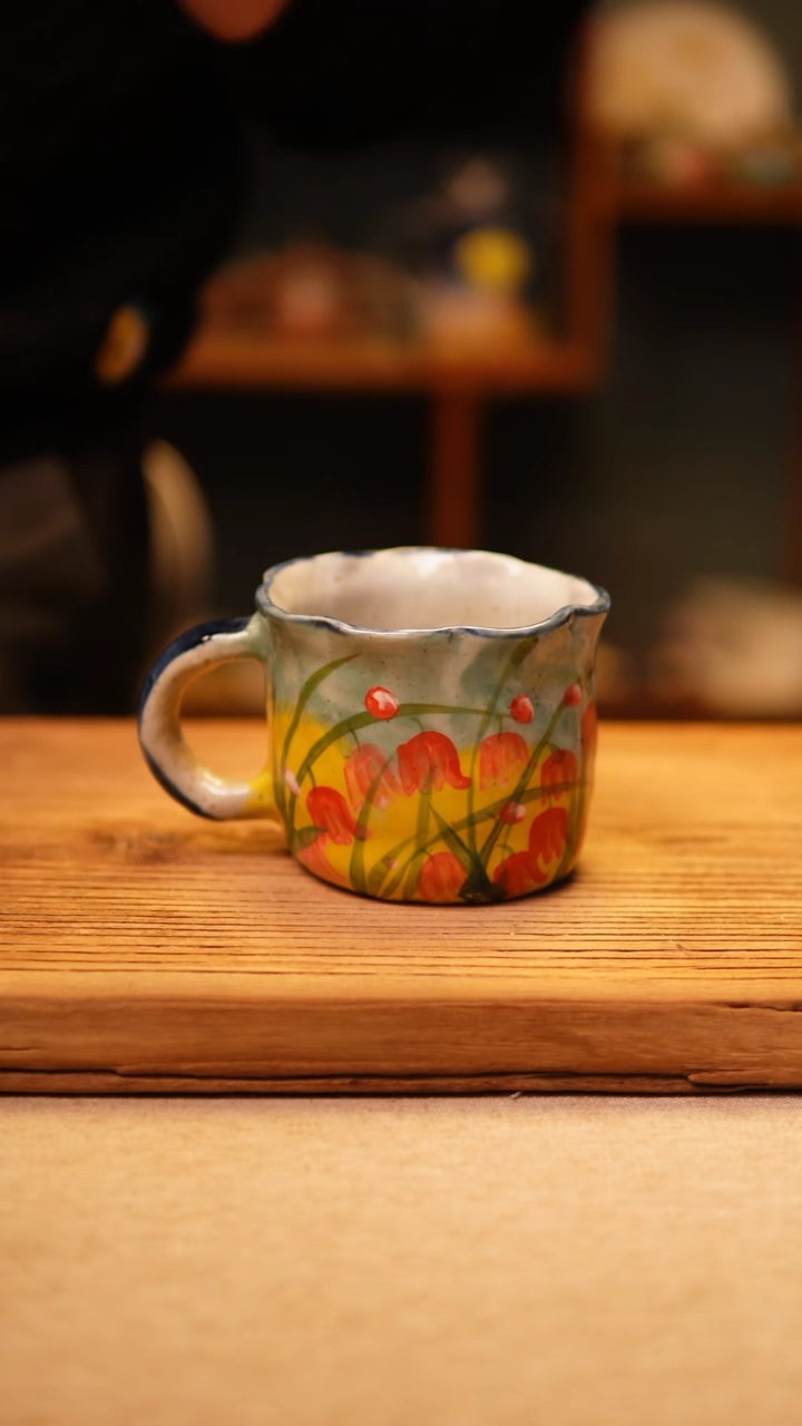 【闪购商品】@@陶园瓷舍@@纯手工手绘@高温釉下彩