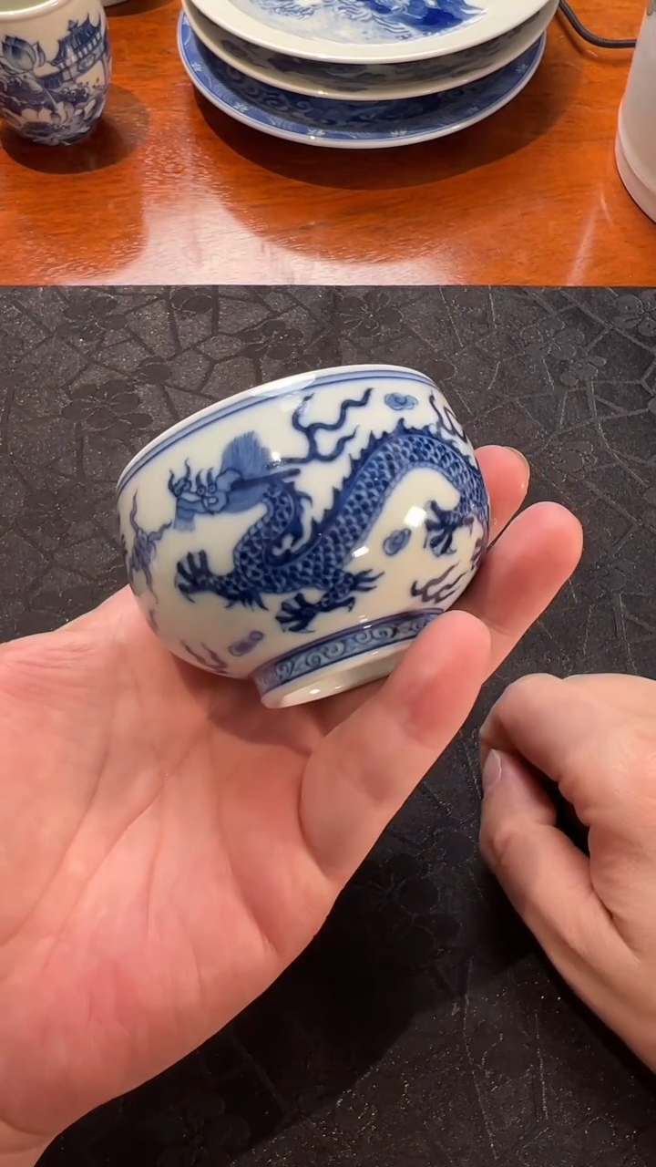 【闪购商品】陶瓷盖子款柴窑龙杯子，真柴窑假一赔万