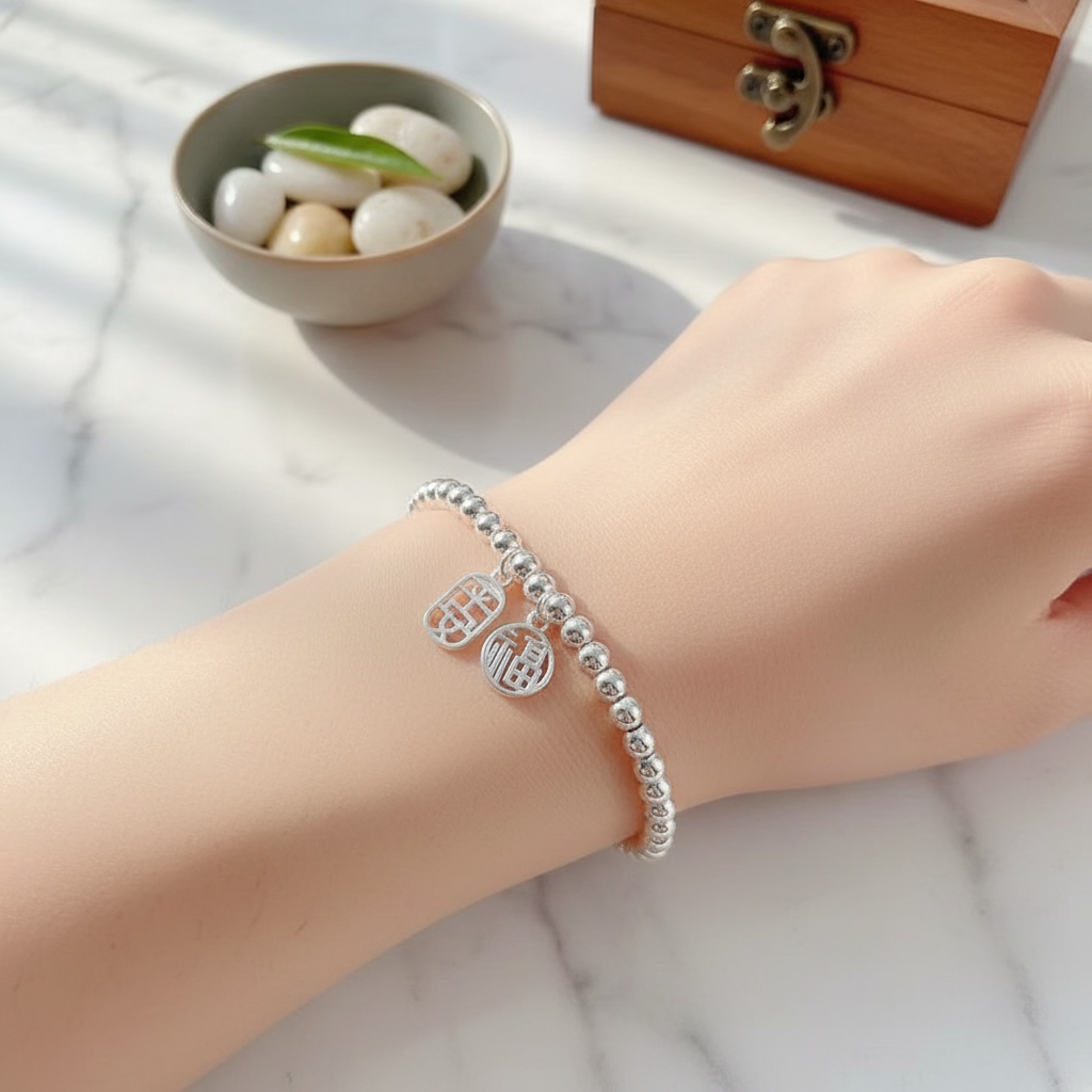 【抓紧清仓】国风可爱装饰年味十足女款生肖挂饰 103-平安福珠珠