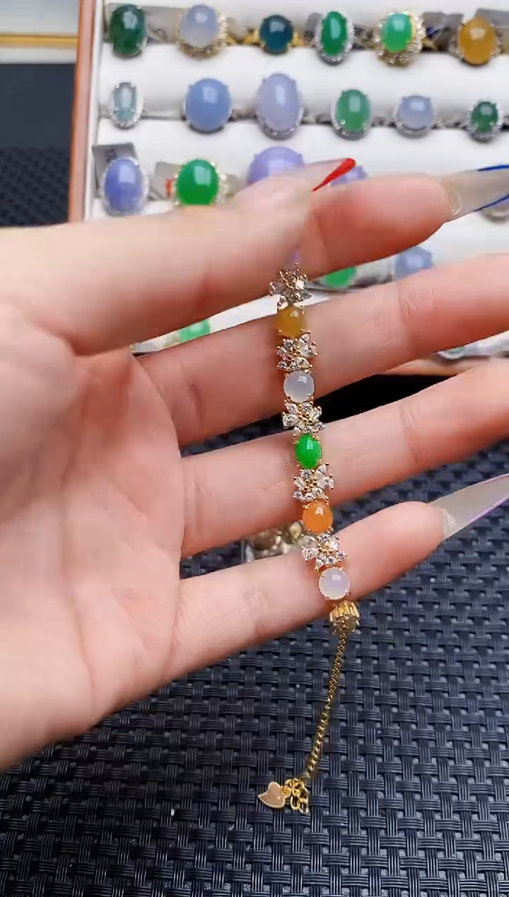 银S925镶嵌戒指翡翠1721