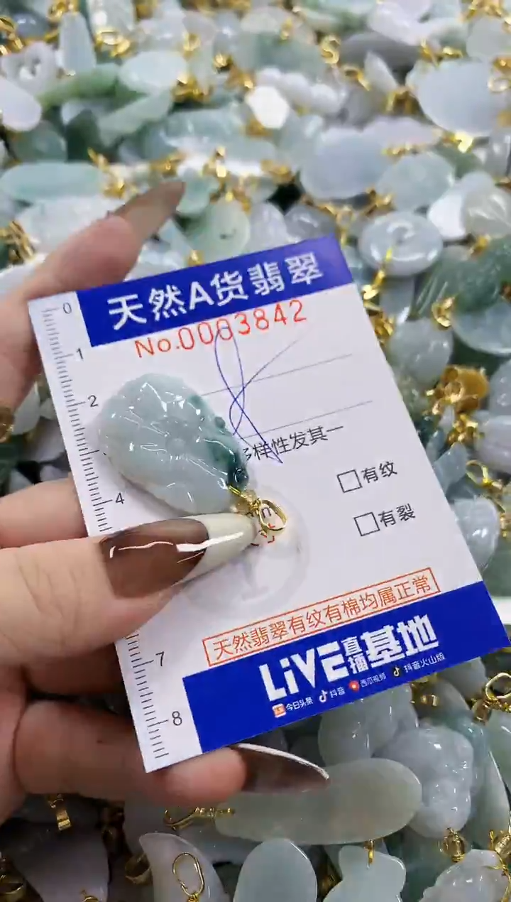 颈饰未镶嵌翡翠天然A货翡翠