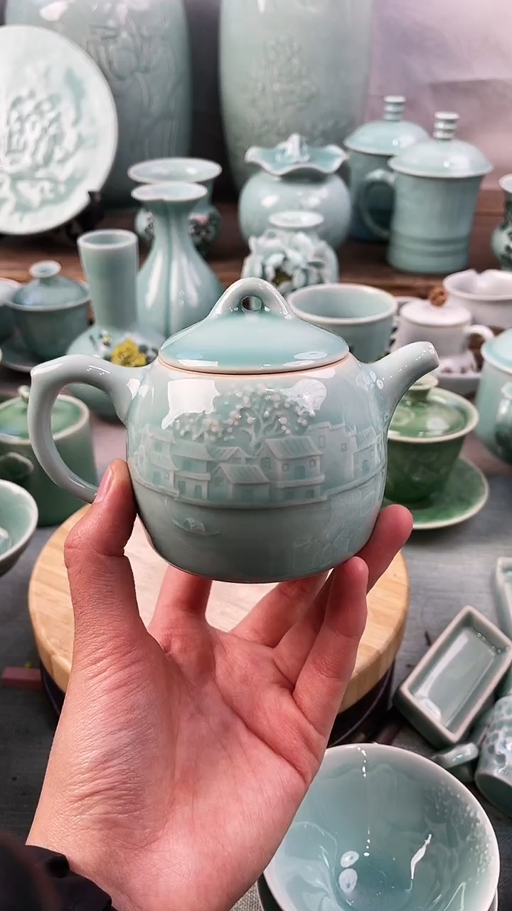 【闪购商品】特价 微瑕 慧仙青瓷