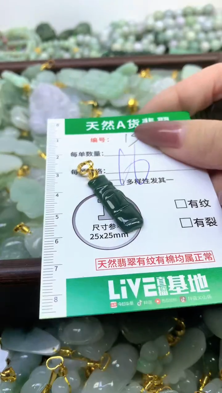 颈饰未镶嵌翡翠纯天然缅甸A货翡翠