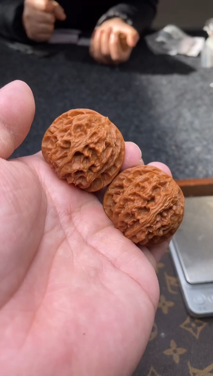 把件文玩核桃B305号39尺苹果园