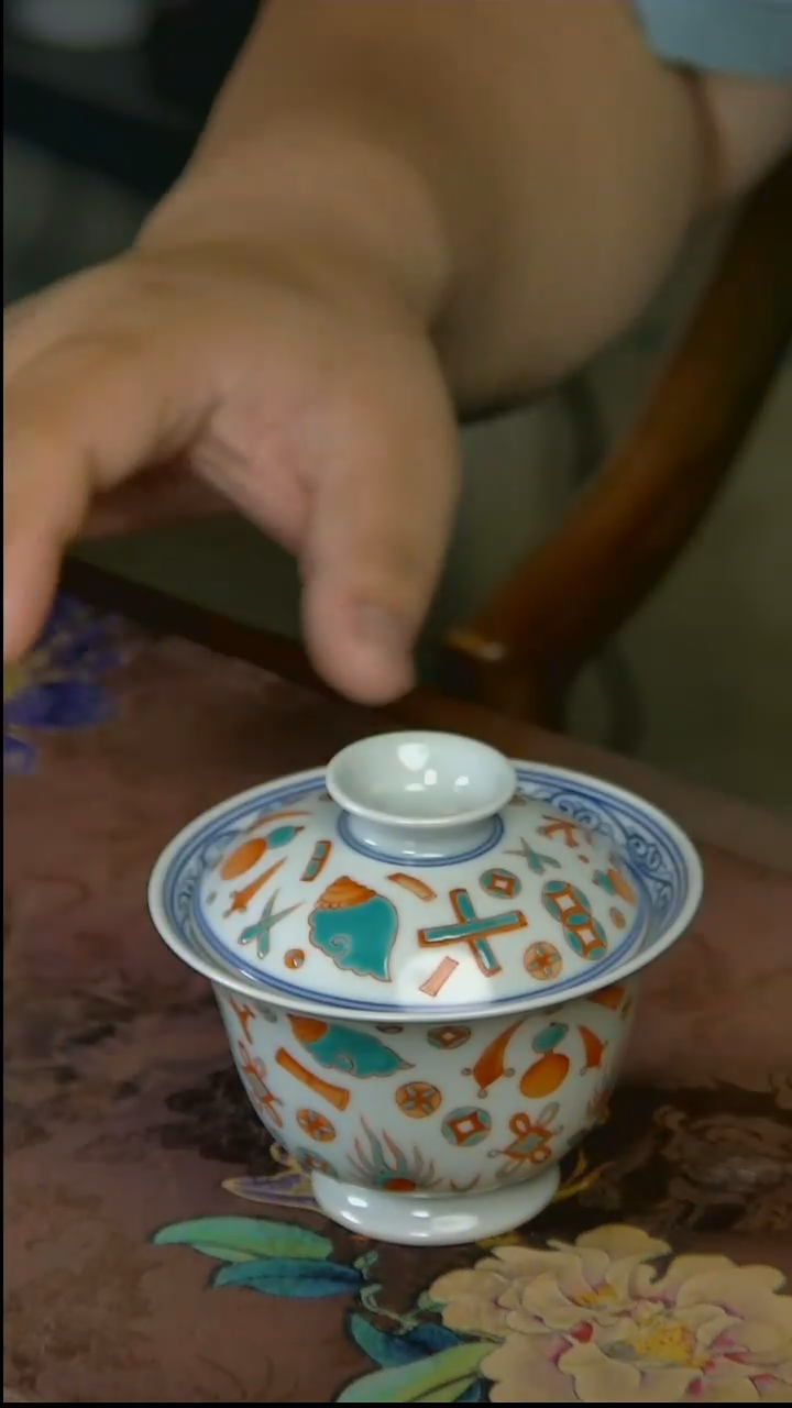 杯手工手绘杯杯很美丽