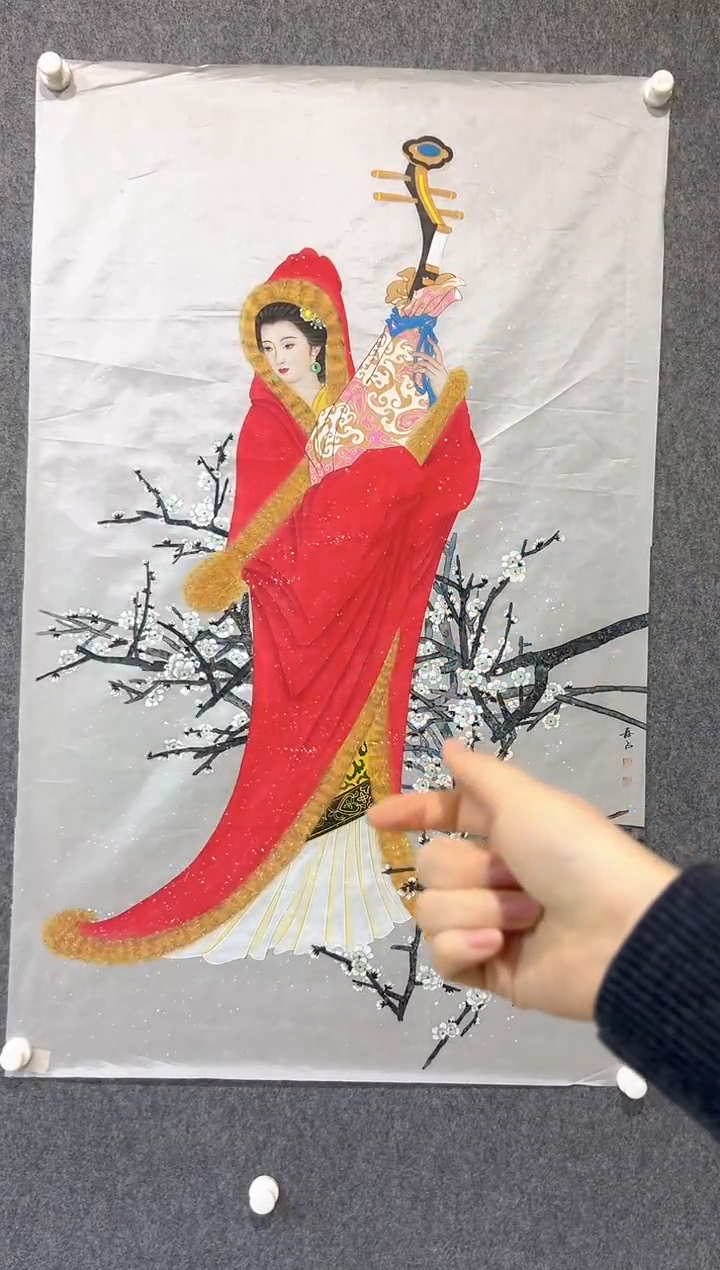 【闪购商品】绘画高喜占-8平尺-绢本人物