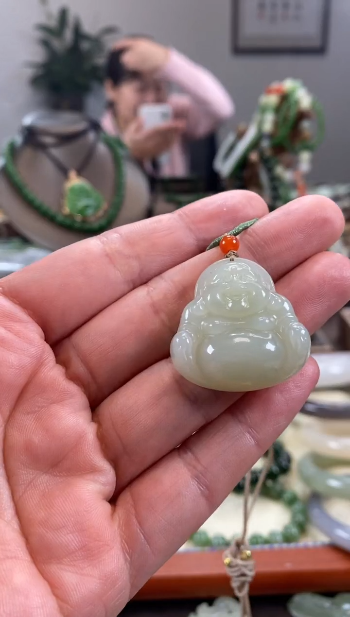 【闪购商品】和田玉颈饰未镶嵌佛公