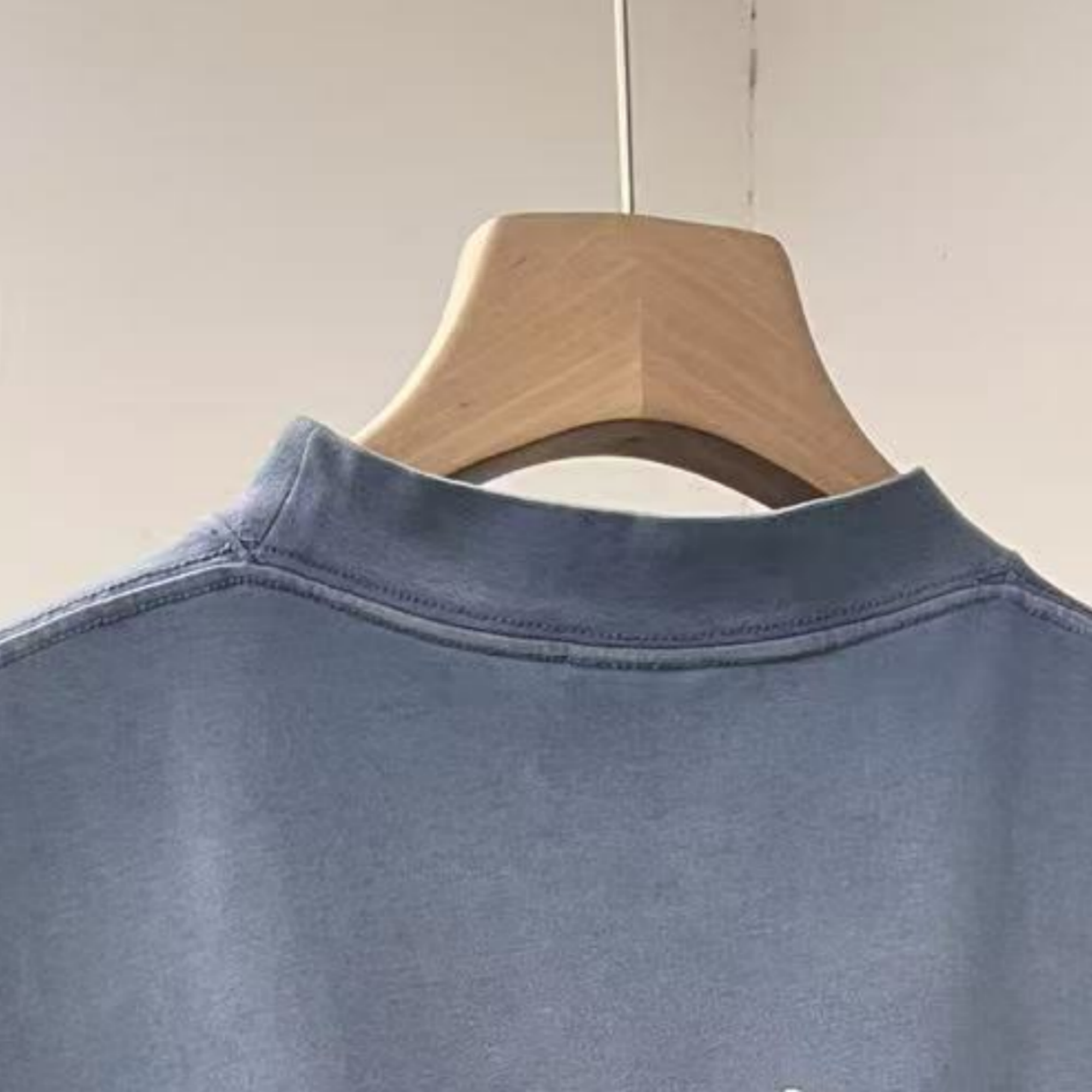 【临时系列】蓝色洗水短袖 T恤