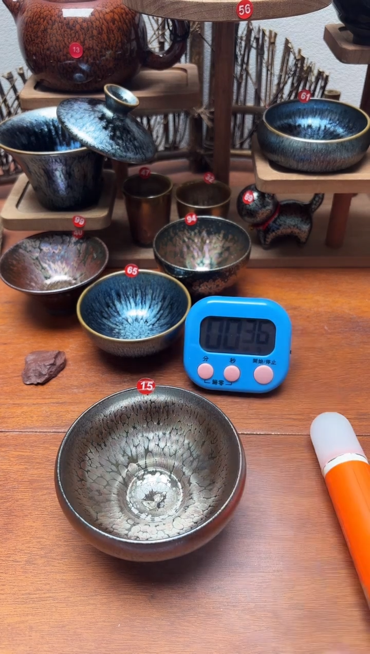 茶盏塑****）15号建盏工匠茶器