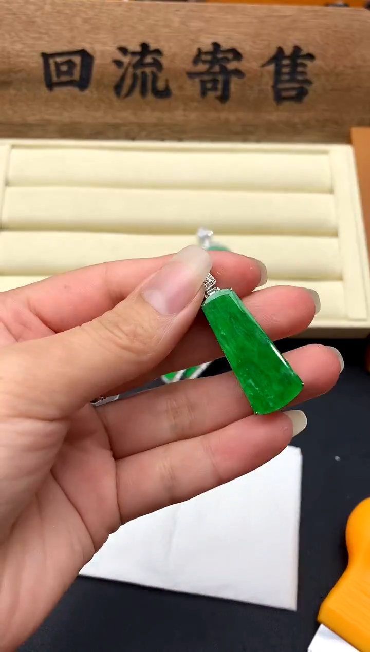 【闪购商品】翡翠颈饰18K金镶嵌480-中国好珍宝