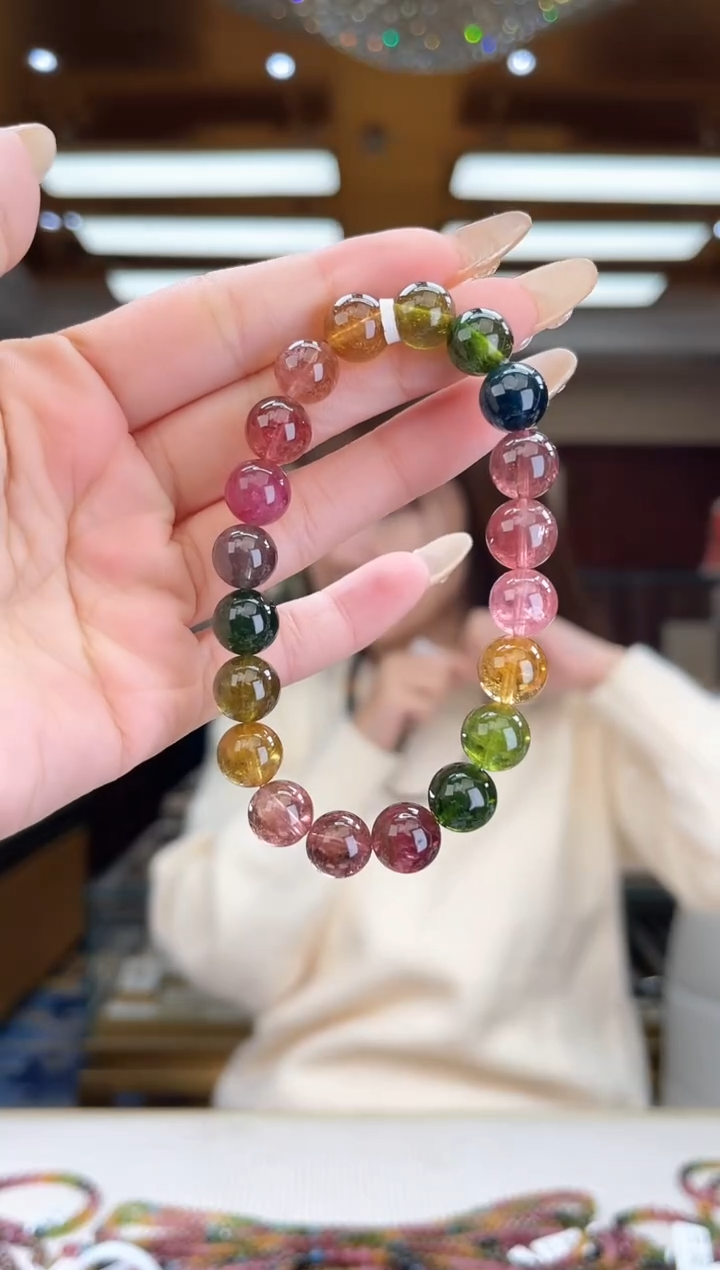 【闪购商品】碧玺/未镶嵌10mm+碧玺单圈45多样性发货