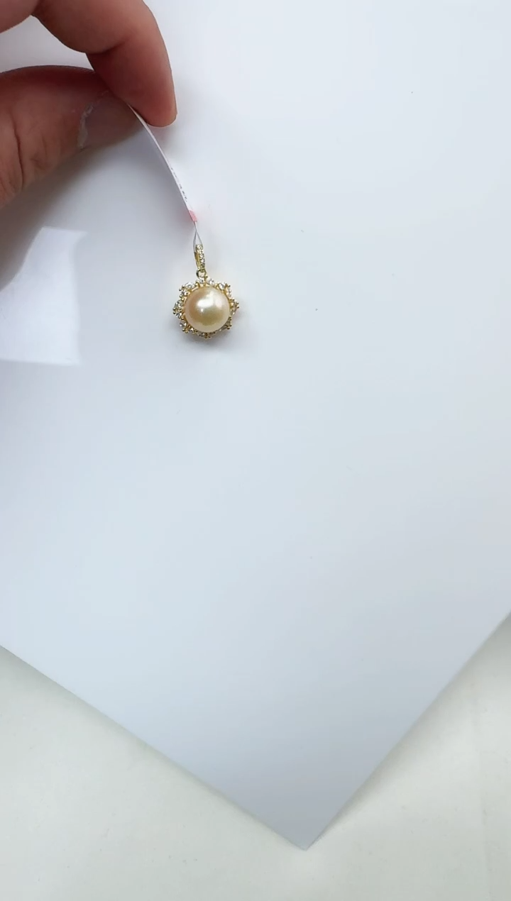 【闪购商品】海水珍珠AQ银S925镶嵌海水珍珠吊坠@@JD281