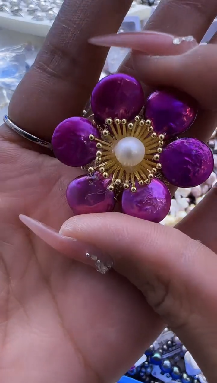 【闪购商品】淡水珍珠胸针未镶嵌332多样性发货  发其一