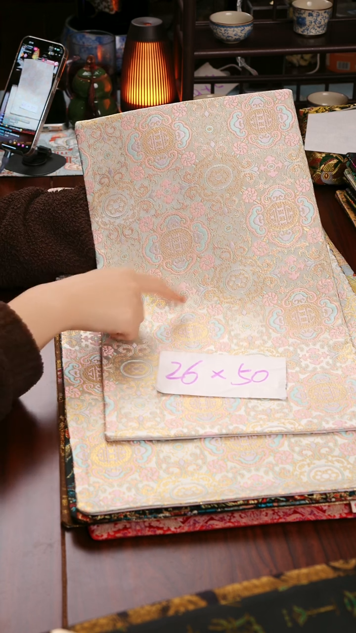 【福利吉祥如意双面】中国风干泡织锦茶席26*50