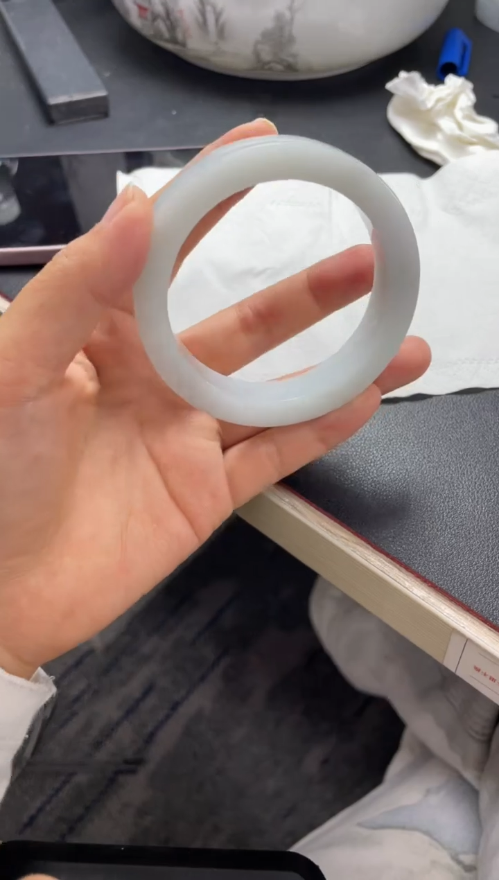 【闪购商品】定制翡翠手镯未镶嵌正圈ADL/8DZS