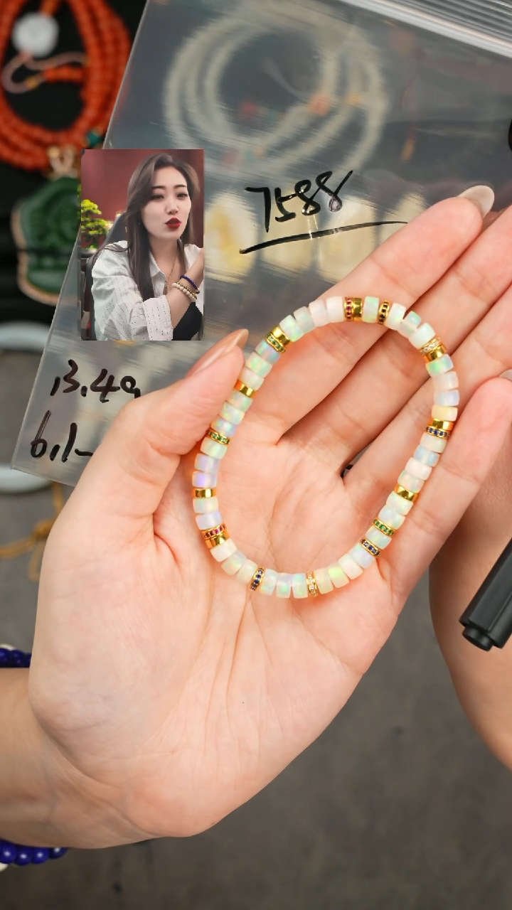 【闪购商品】欧泊手串未镶嵌遇见匠心品质回血