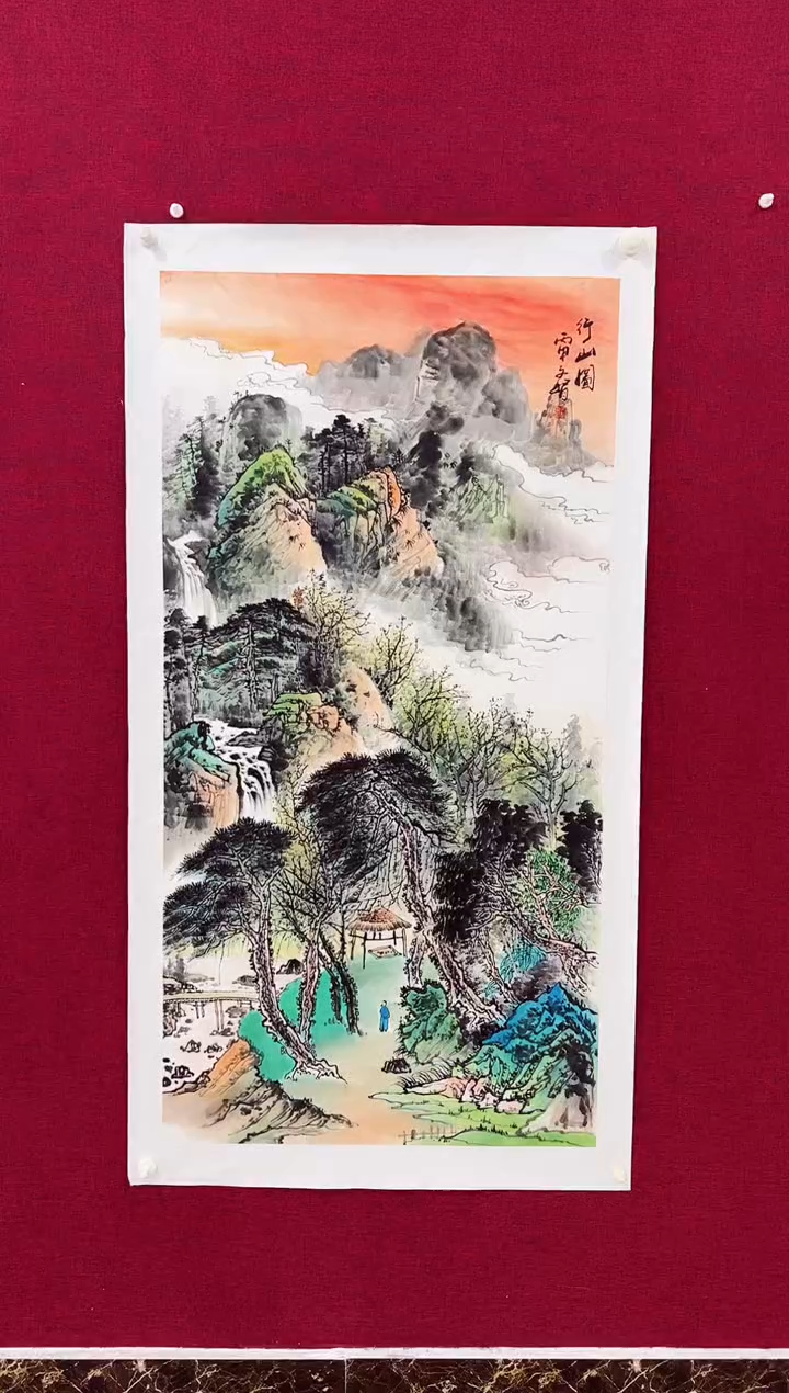 国画师文娟的国画作品