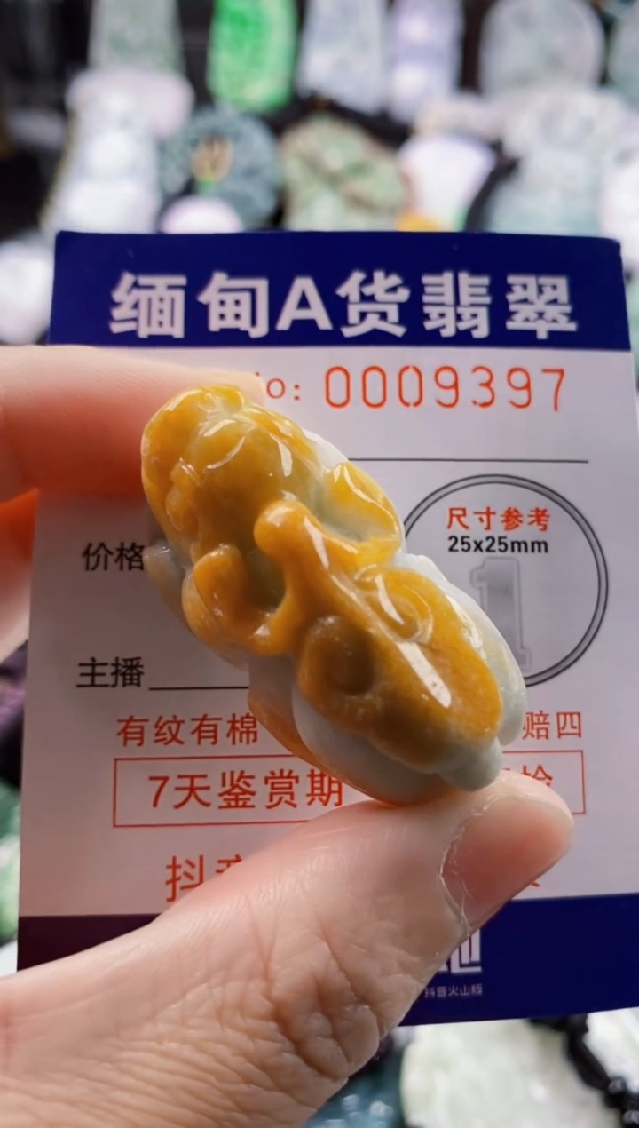 翡翠未镶嵌吊坠(不含链)1