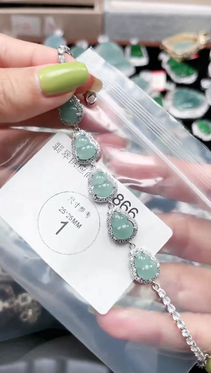 【闪购商品】翡翠颈饰未镶嵌1866赠皮绳