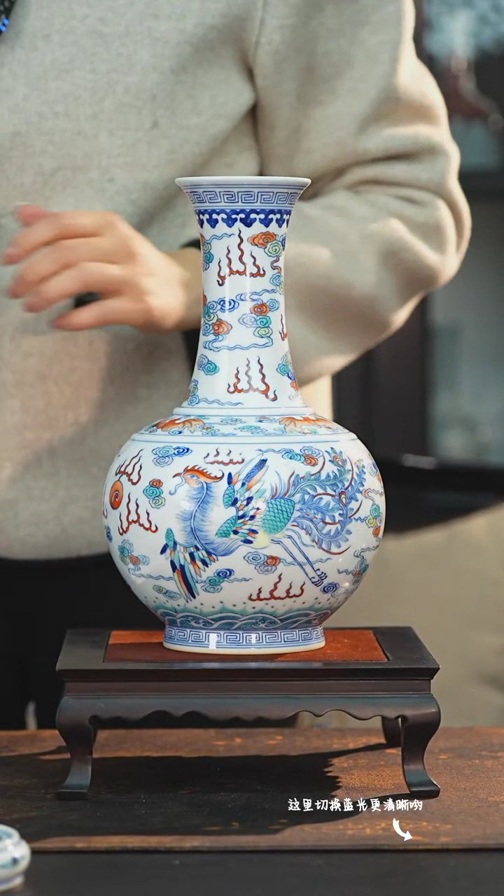 【闪购商品】中国官窑斗彩非遗传承人—涂杏花