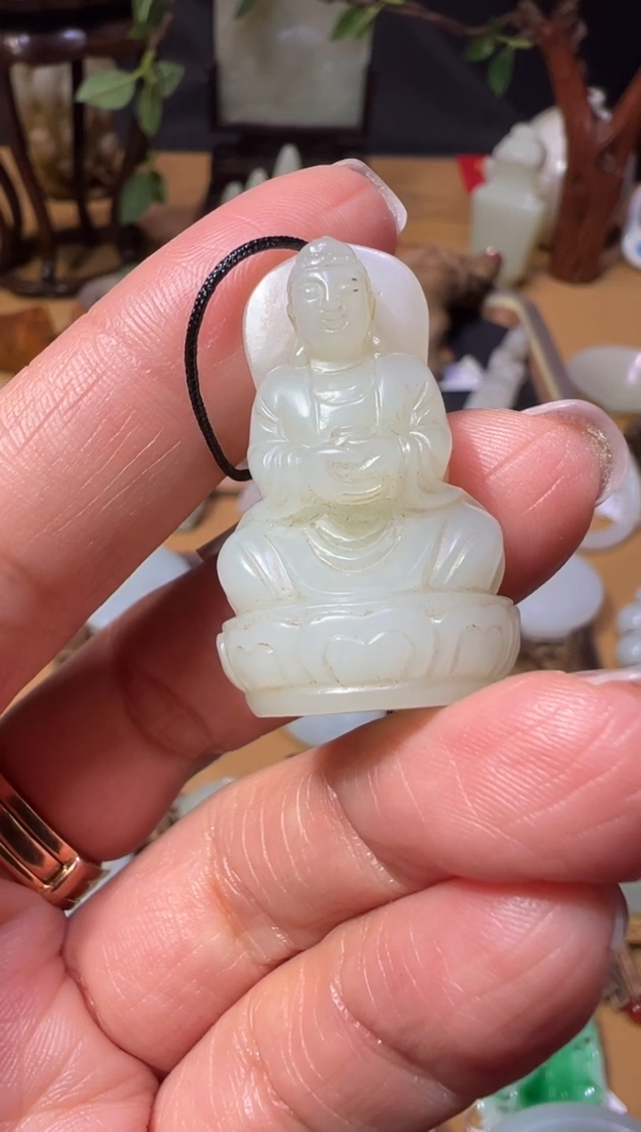 【闪购商品】和田玉XHM-699   双面佛