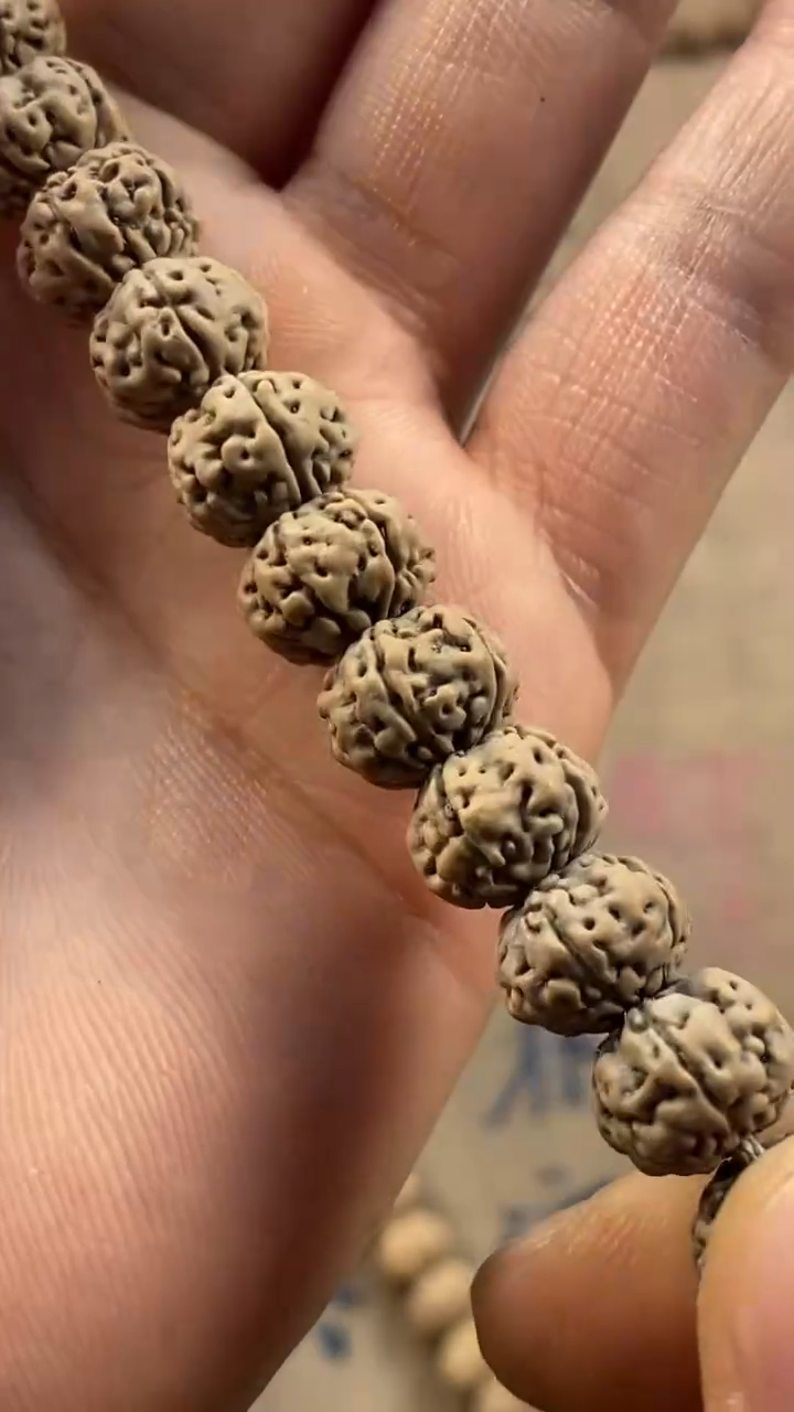 【闪购商品】金刚菩提手串密封勿里达灰皮一代老树王尺寸8-12