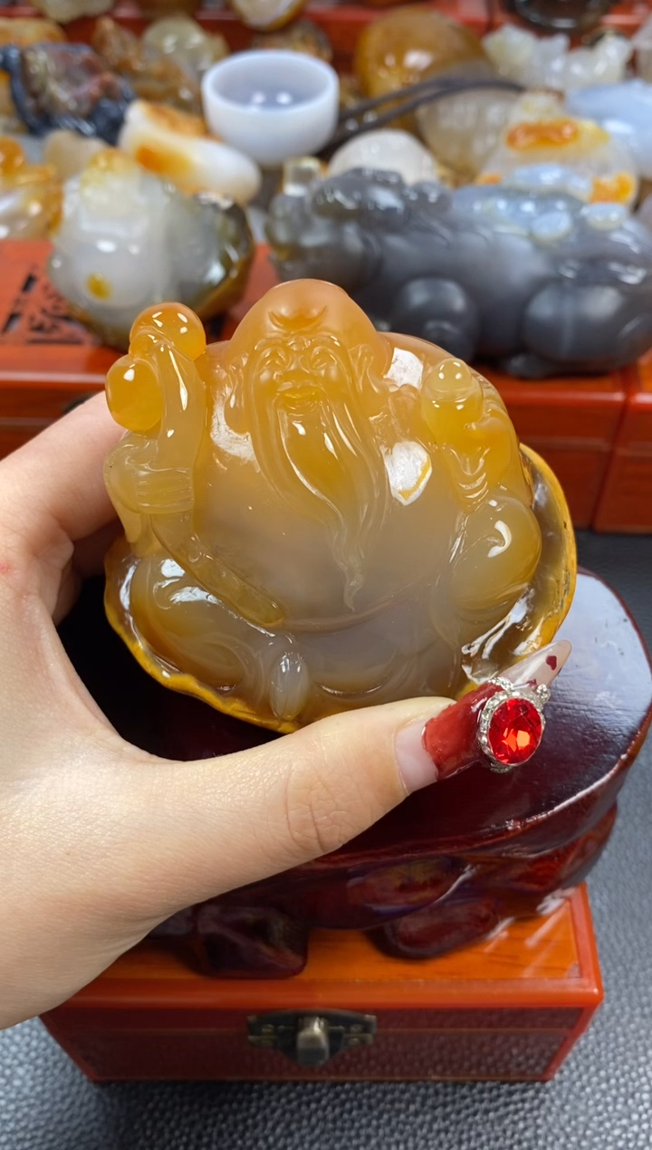 【闪购商品】玛瑙/玉髓摆件未镶嵌1