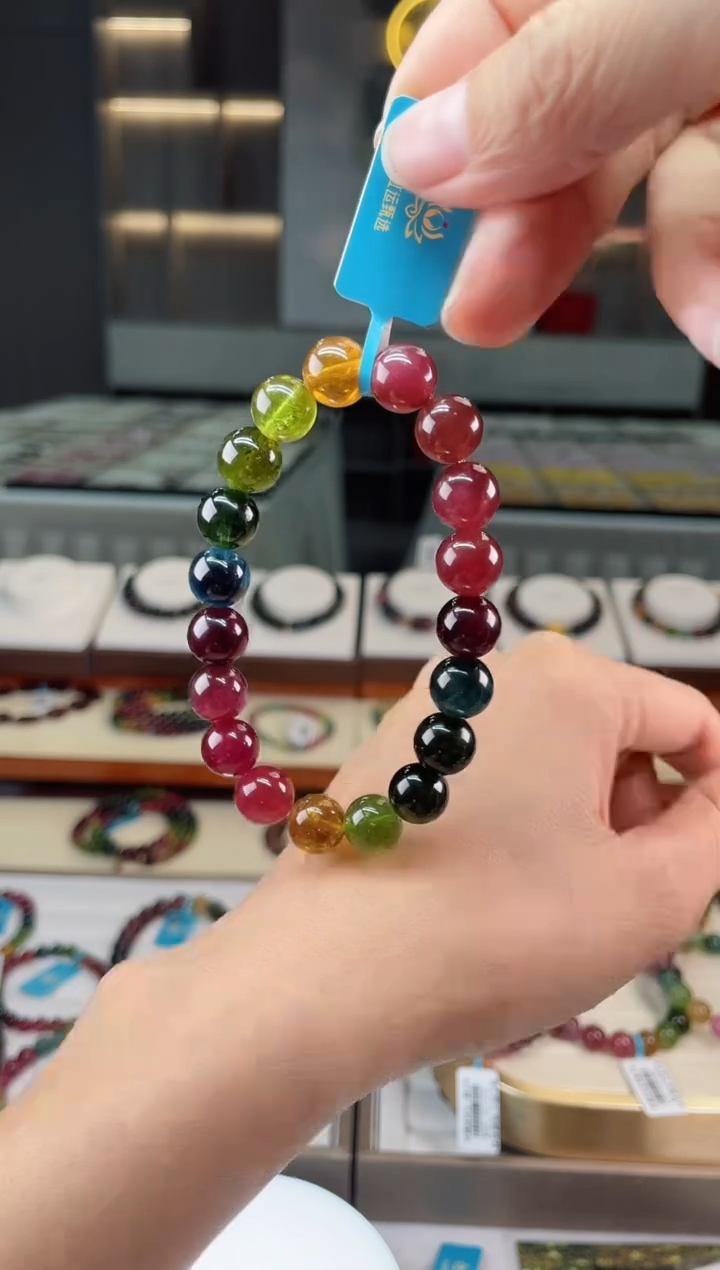 【闪购商品】碧玺单圈手串未镶嵌（多样性发一条）Q