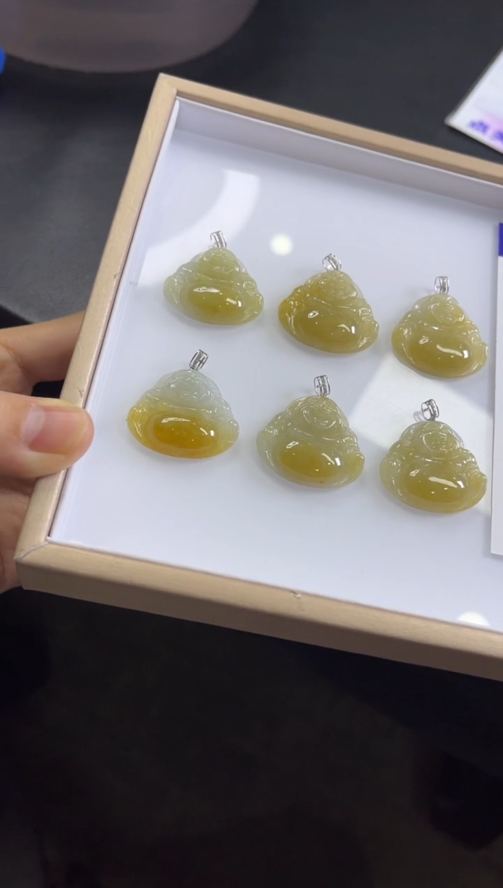 【闪购商品】翡翠颈饰18K金镶嵌Z131/多样性发一件/配绳子