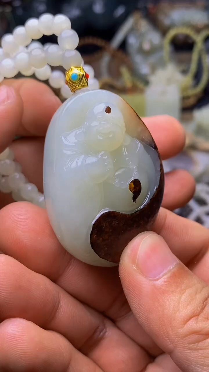 未镶嵌和田玉挂件天****o1