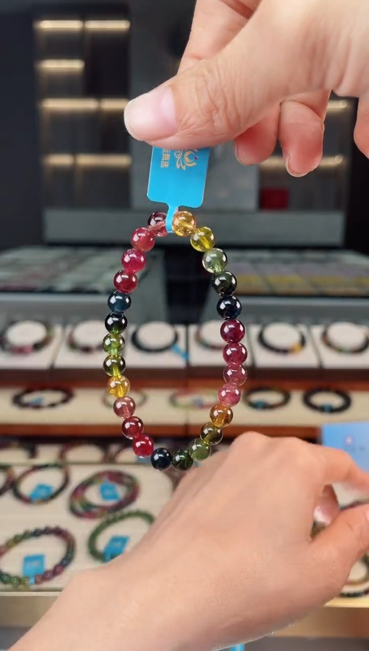 【闪购商品】碧玺单圈手串未镶嵌（多样性发一条）Q 